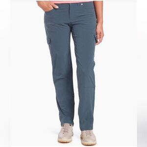 KUHL Freeflex Roll-Up Pants Size 4 Blue Quick Dry